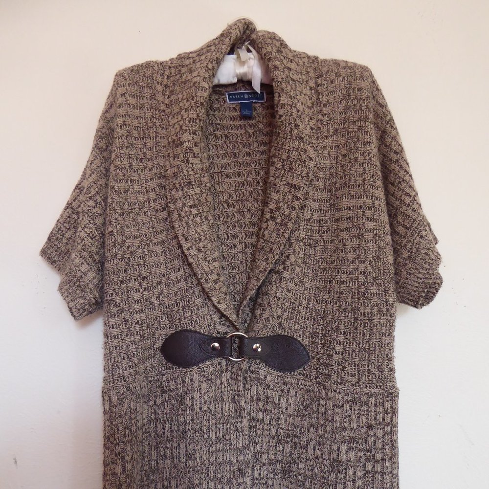 Knit Sweater Jacket by Karen Scott - Large